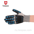 HESPAX Нитрил промышленная резиновая работа рука TPR Gloves